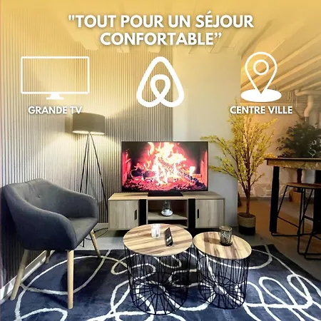 Maison De Plein Centre - Tv 4k Connecte - Patio - Wifi Fibre - 4 Grande - Proche Parking Gratuit - Lave Vaisselle - Lave Linge Apartment Rouen