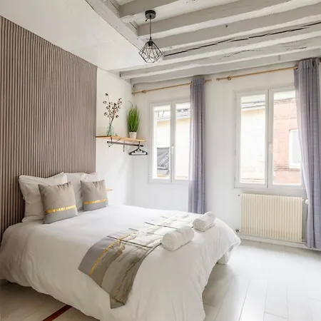 Maison De Plein Centre - Tv 4k Connecte - Patio - Wifi Fibre - 4 Grande - Proche Parking Gratuit - Lave Vaisselle - Lave Linge Lägenhet